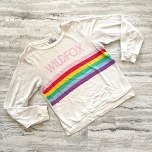 Vintage WILDFOX Girl’s Rainbow Sweatshirt